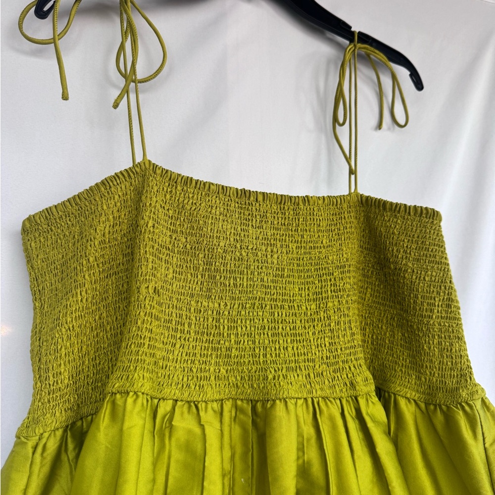 Druv Khapoor. chartreuse dress. - Picture 4 of 6